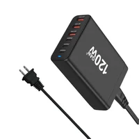 New Style 120W GaN Charger 6 Ports USB Type C PD Charger Quick Charge USB3.0 Type C Quick Charger Mobile Phone USB Charger - Image 4