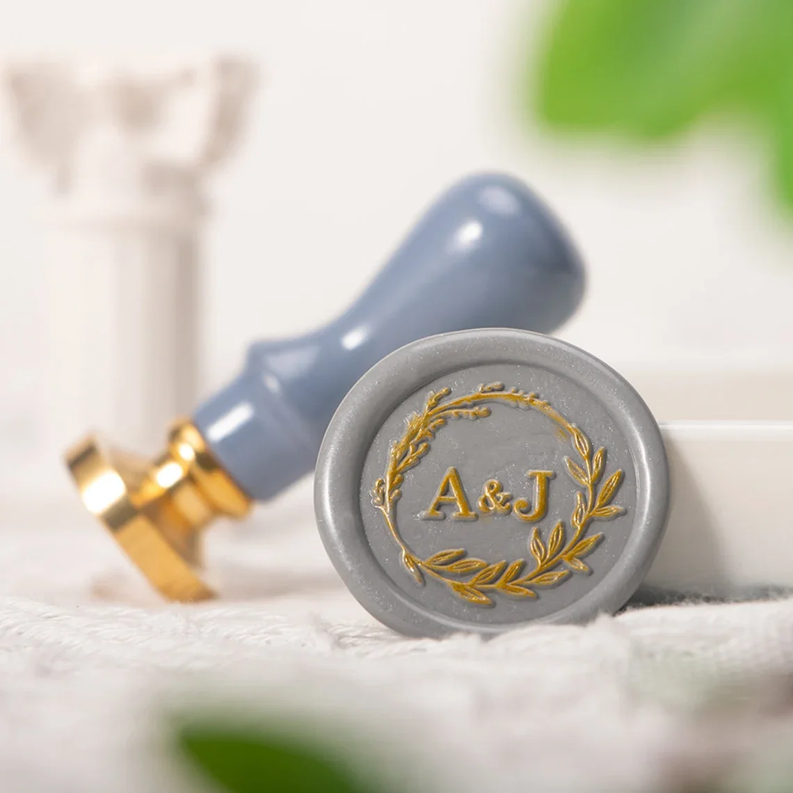 Wax Seal Stamp Personalized Wedding Wax seal stamp with 2 initials Wedding Sealing Wax Stamp Invitation Seal Stamp