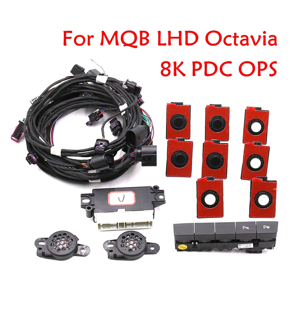 

Для MQB LHD Octavia Park Pilot парковочные передние и задние 8 датчиков обновление 8K PDC OPS