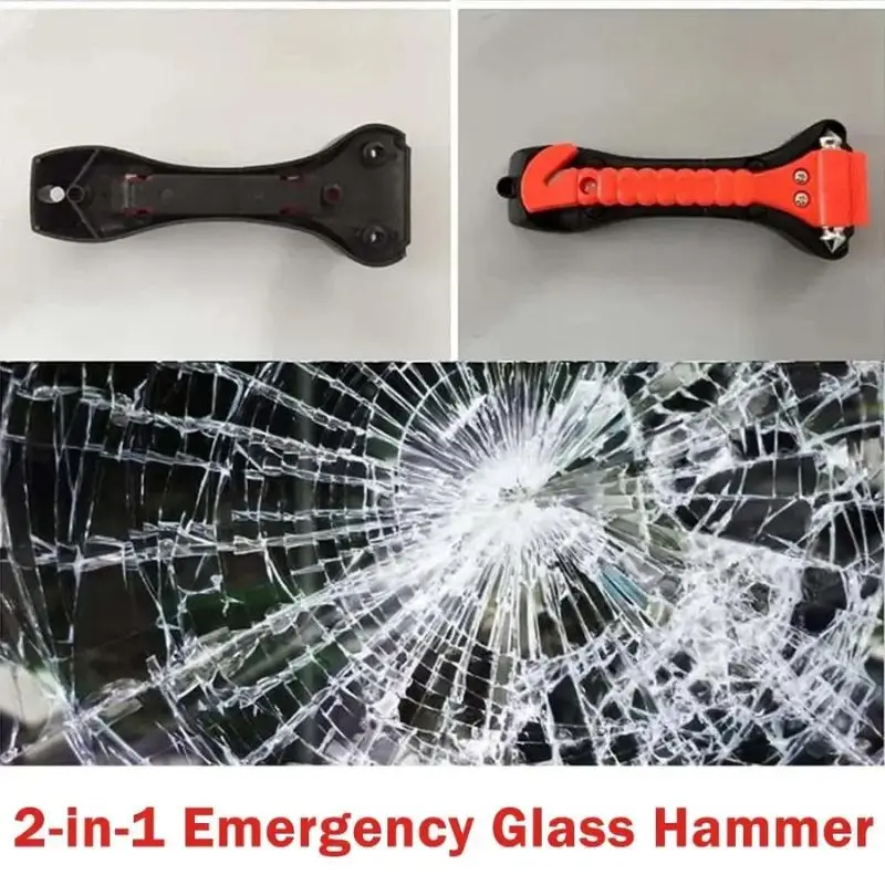 Car Safety Hammer Two-in-one Rescue Emergency Window Breaker