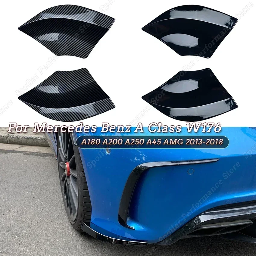 

Разветвители заднего бампера для Mercedes Benz A Class W176, A180, A200, A250, A45, AMG, 2013 2014 2015, 2016, 2017, 2018