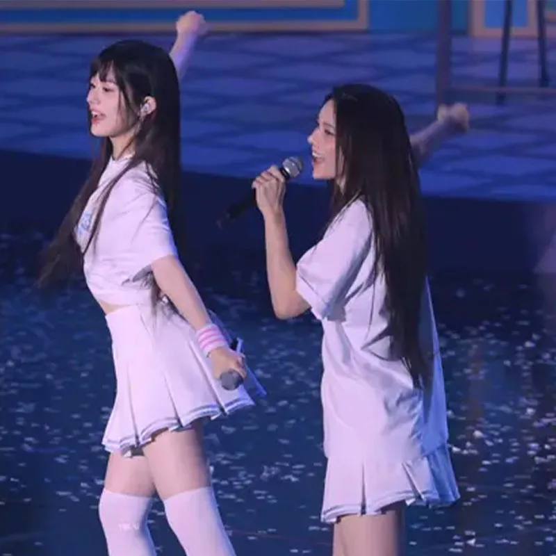 2025 ILLIT GLITTER DAY World Tour Oversized T Shirt Korean Fashion