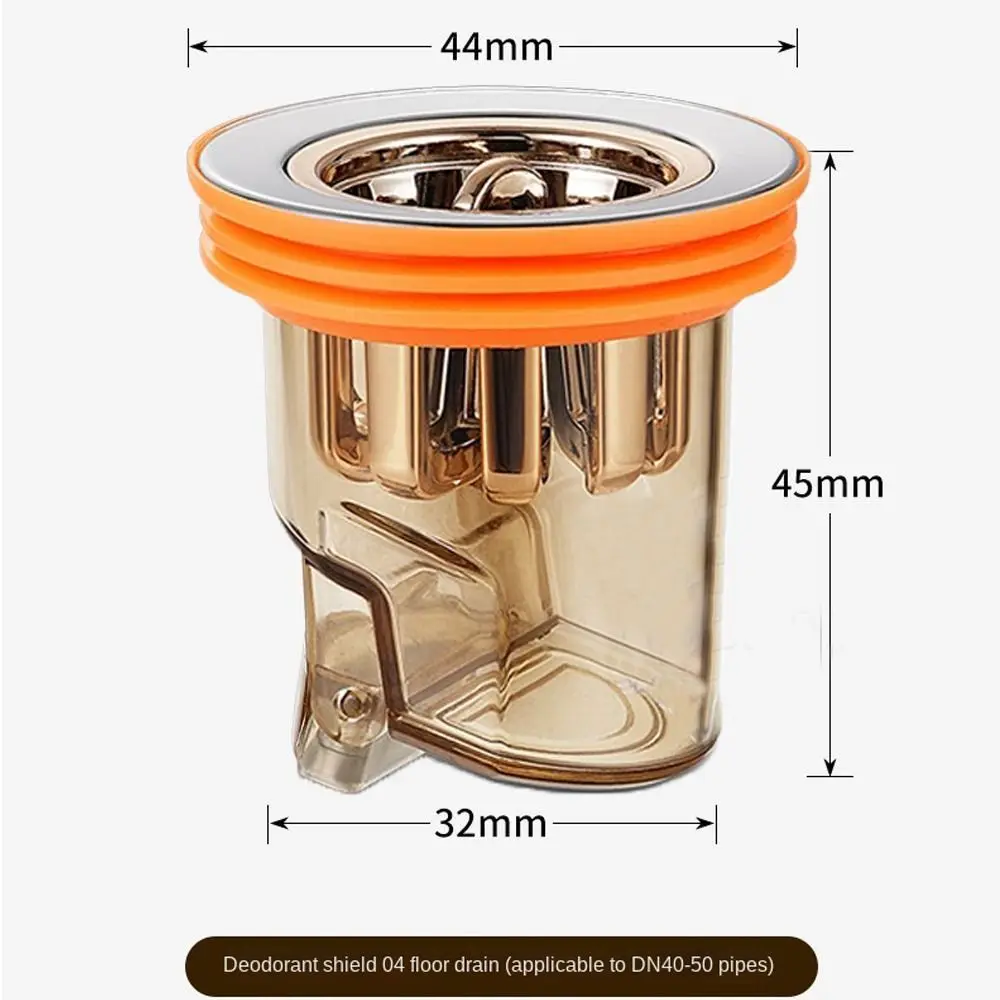 One Way Valve Shower Drainer Anti-odor Floor Drain Insect Prevention Sewer Seal Stopper Kitchen Bathroom Accessories Hardware floor drain deodorant drain stopper shower water stopper silicone drain stopper floor drain