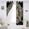 Viking Pattern Window Curtain For Living Room Bedroom Luxury Home Kitchen Decor Items Curtains 5