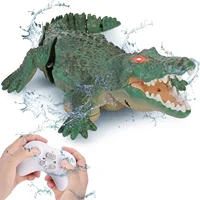 2.4G Raido RC Simulation Crocodile Model SpeedBoat Waterproof Long Battery Life Remote Control Boat Children's Water Toys Gift 1