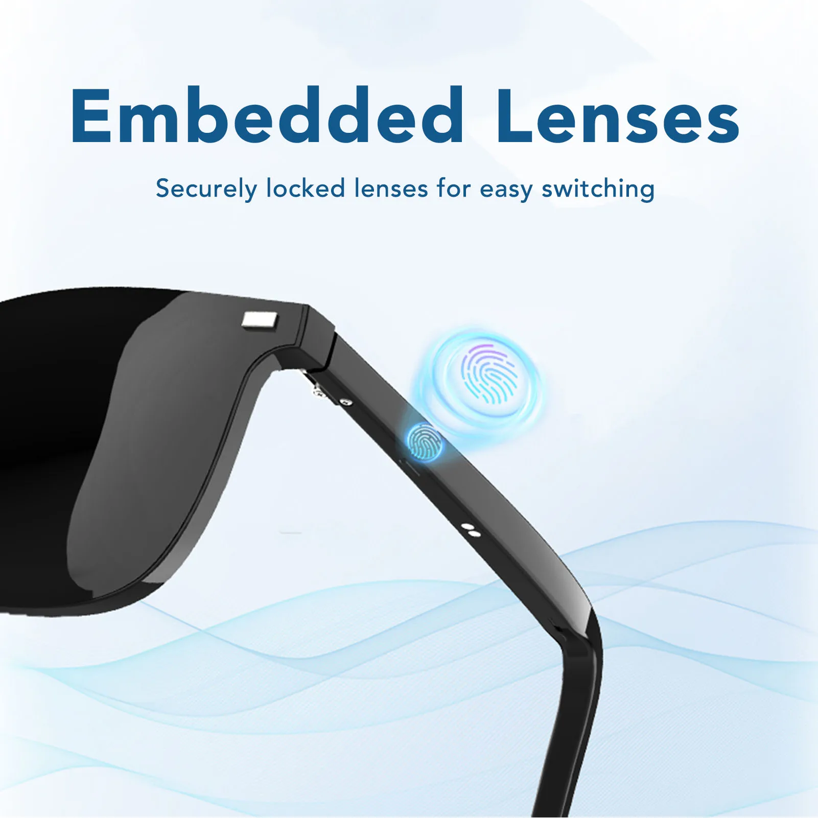 AI Translation Glasses 118 Languages Bluetooth Real Time Smart Glasses with Magnetic Lens Smart Music Glasses Translator Glasses