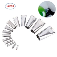 14pcs Stainless Steel Caulk Gun Nozzle Applicator Sealant Glass Glue Finishing Tool Construction for Kitchen Bathroom Sink Joint 1