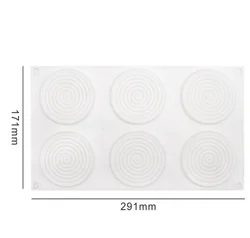 Spiral Shape Silicone Mold for 3D Cakes, Mousse, and Pastry Creations (02)