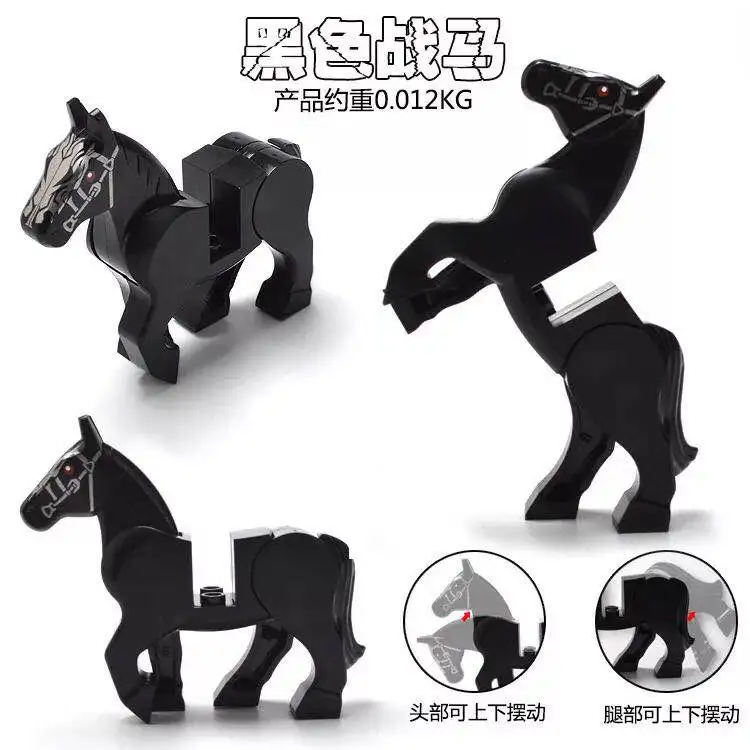 MOC-Blöcke, Tiere, göttliches Biest, chinesischer Drache, Bausteine, Zubehör für dritte Partys, Adler, Panda, Delphin, Pinguin, Hund, Katze – Detail 37