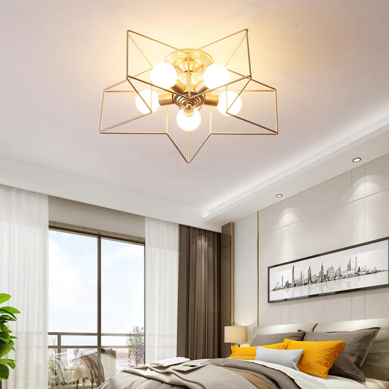 

luminaria de teto light luxury flush mount ceiling light fixtures kitchen light chandeliers ceiling fabric ceiling lamp