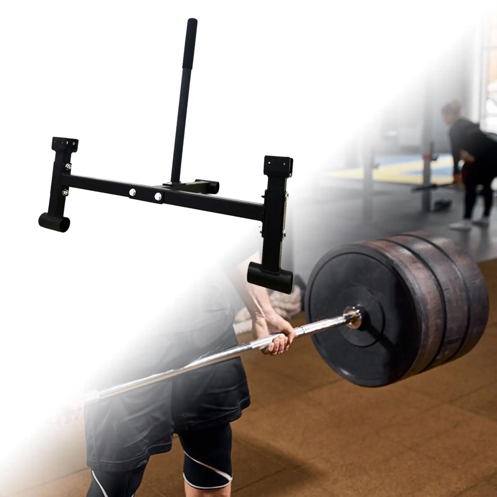 Gym Equipment Powerlifting Weightlifting Exercises Dumbbell Deadlift Barbell Jack for Fitness Training Workout Loading Unloading