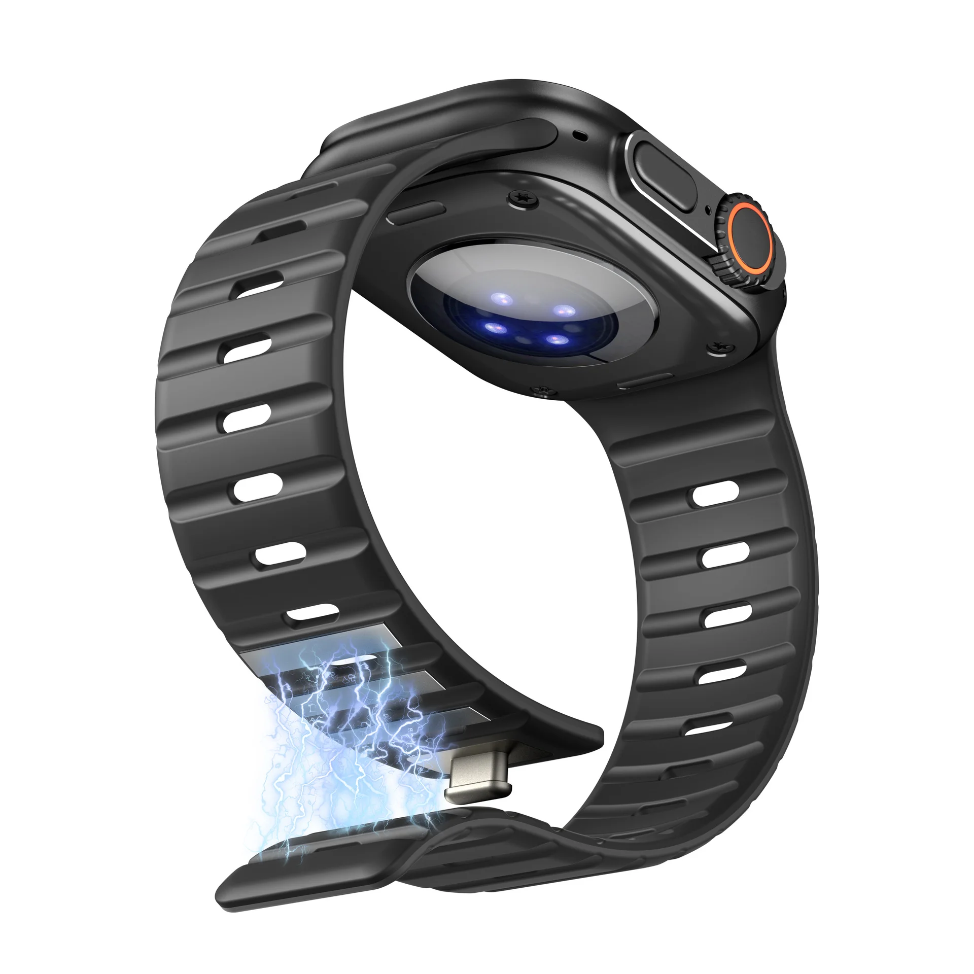 Magnetic Silicone Strap Bracelet