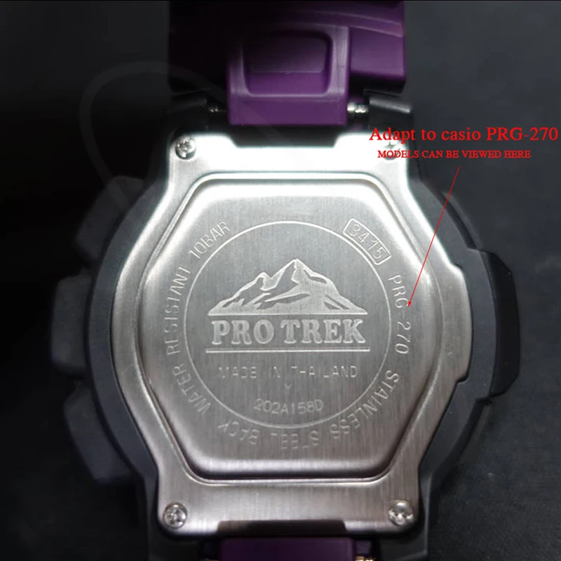 Watch Accessories for Casio Protrek PRG-270 Prg270 Men's Sports