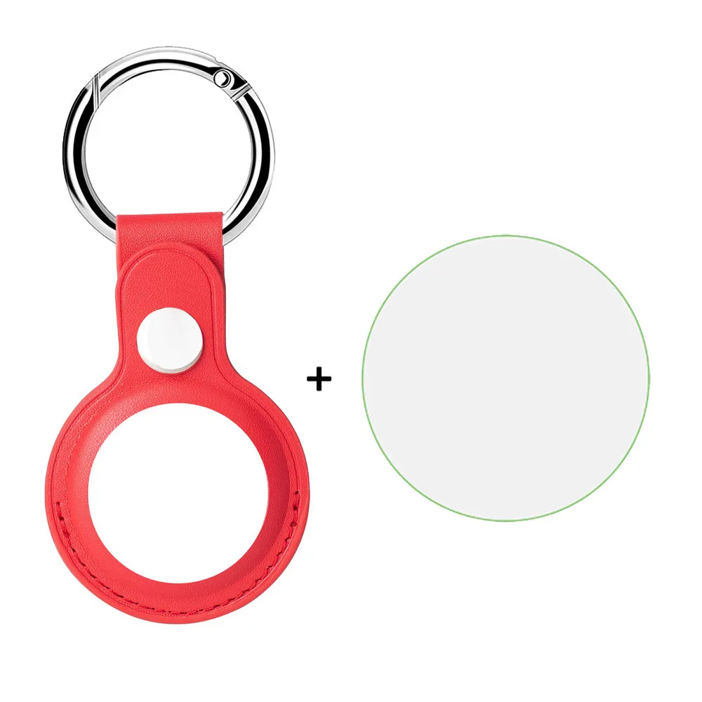 2020 new For AirTags Cover  Leather Protection Anti-Lost Protective Case For Apple Locator Tracker Cover 