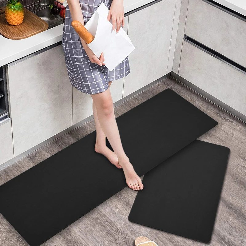 Modern Kitchen Mat Solid Color Design Floor Mat Absorbent Long Hallway Rug  Easy To Clean Kitchen Drain Pad Non-slip Carpet 러그 - AliExpress