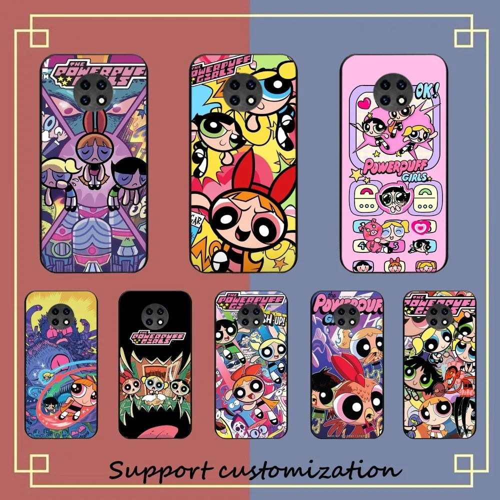 Cartoon P-Powerpuffs G-Girls Custodia Per Telefono Per Redmi Note 4X5 A 6 7 8 T 9 9S 10 11 11S 11Epro Poco M3 Pro