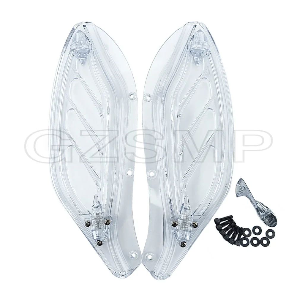 Motorcycle Fairing Motorcycle Wing Kit Motorcycle Winglet Motorcycle Accessories Motorcycle Air Deflector Side Wing Windshield Fairing for Harley Touring CVO Electra Street Glide Ultra Classic FLHX 96-13