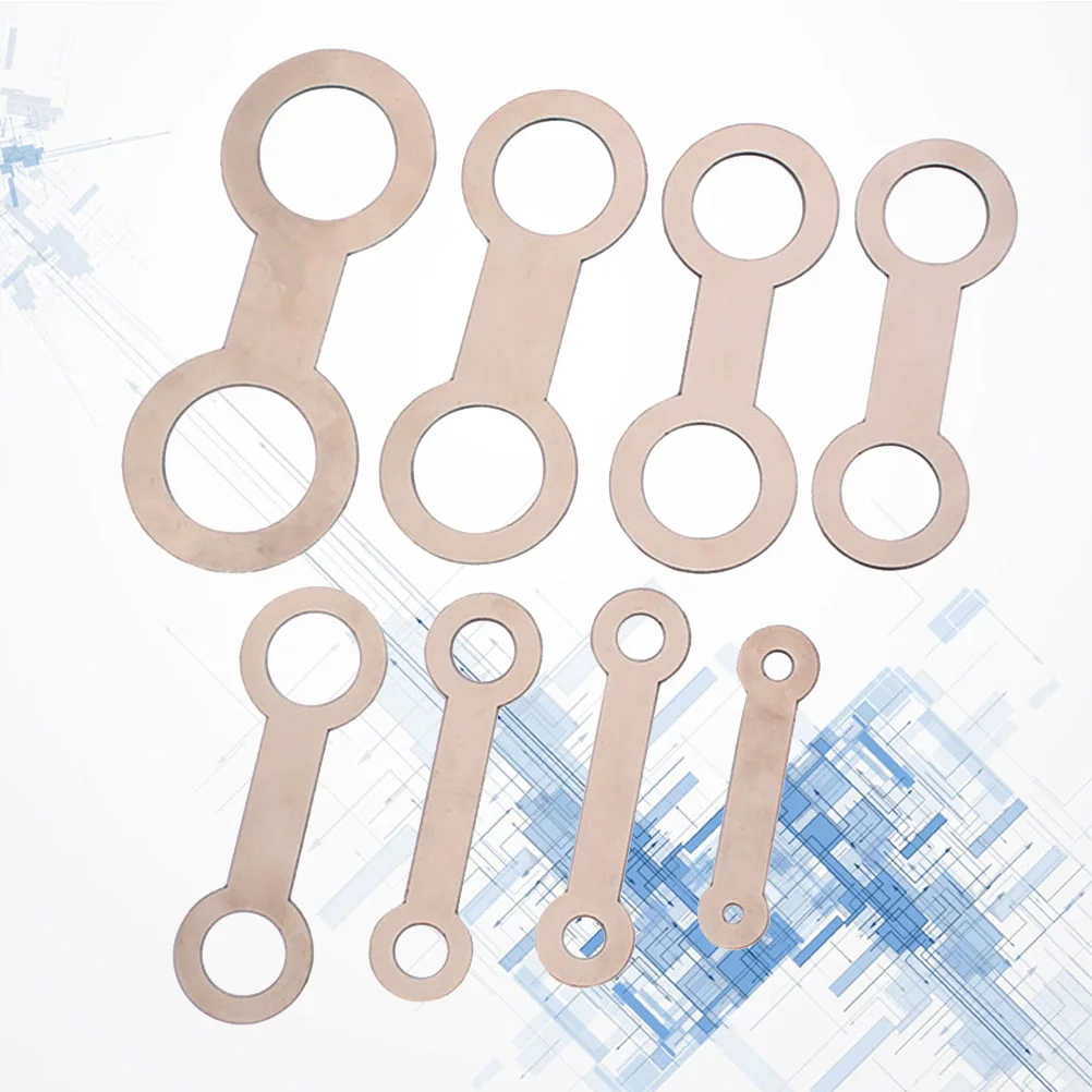 Saxophone Adjustment Pad Leveling Tool Iron Repair Instrument Pads 8 PCS/Set Silver saxophone accessories saxophone pads saxophone cleaning tools