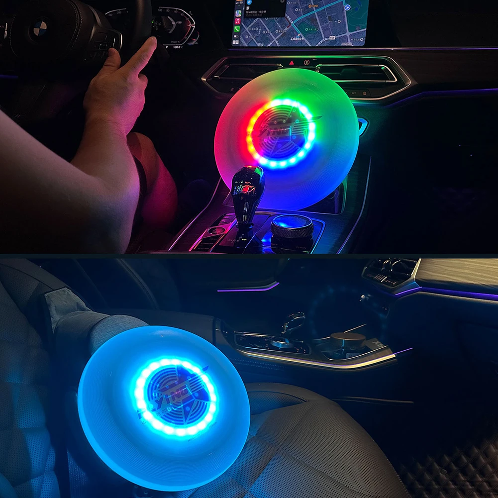 Description Picture 6 of itemLED Flying Disc RGB Camping Game Swivel Discs 20LED Sport Disc Type C Charging Waterproof 175g for Competitions Team Outdoor Toy