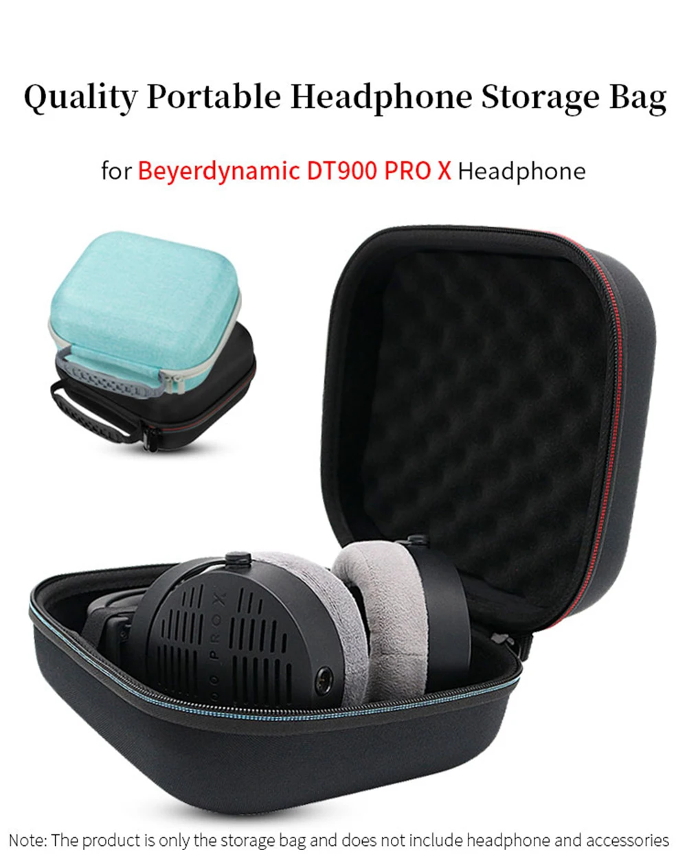 Hard EVA Storage Bag for Beyerdynamic DT900 PRO X Headphone Box Headset Travel Carrying Case