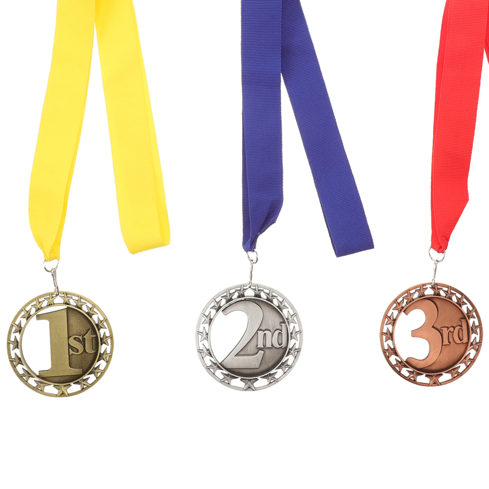 

Decorative Medal Sports Game Hanging Medal Round Reward Medal with Ribbon