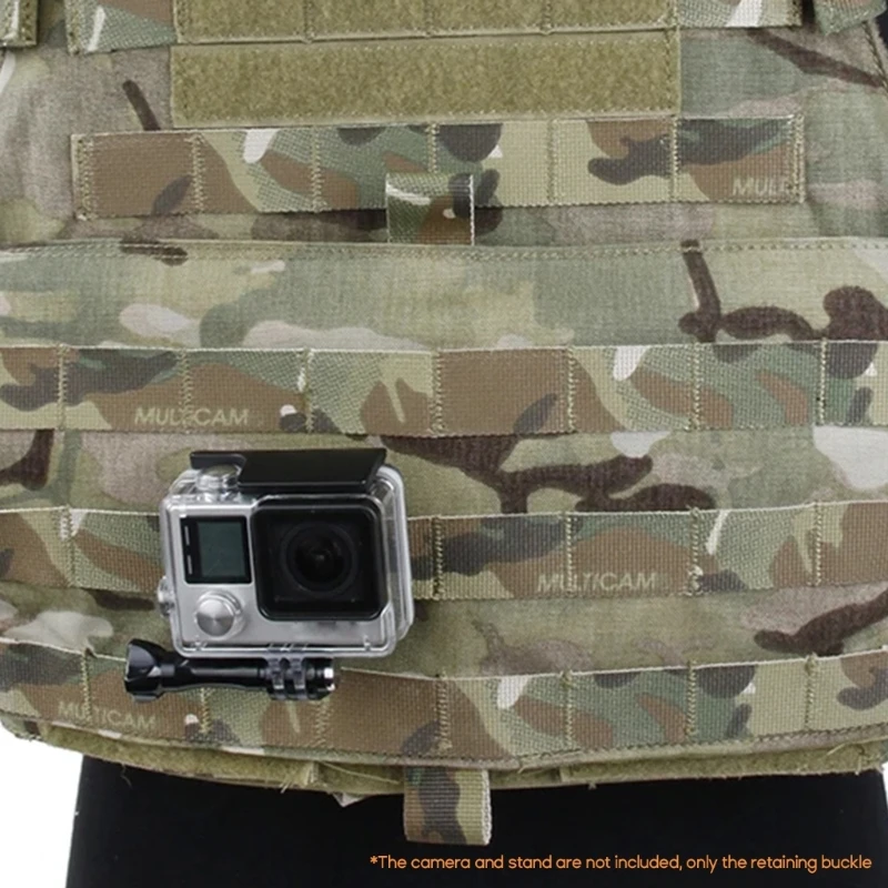 Metal Vest Base Camera Mount Hangings Belt Buckle Hook MOLLE