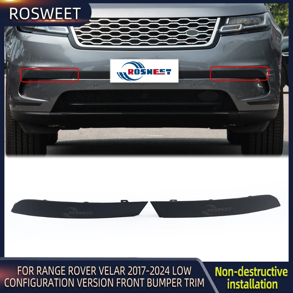 

Декоративная полоса для переднего бампера Range Rover Velar Basic Version 2017 2018 2019-2020 L560, автомобильные аксессуары LR093506
