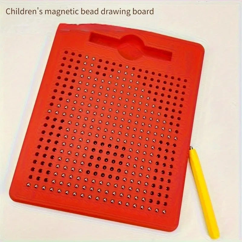Portable Magnetic Steel Ball Drawing Board Stylus Pen Bead Learning Educational Doodles Toy for Children's Birthday Gifts 2