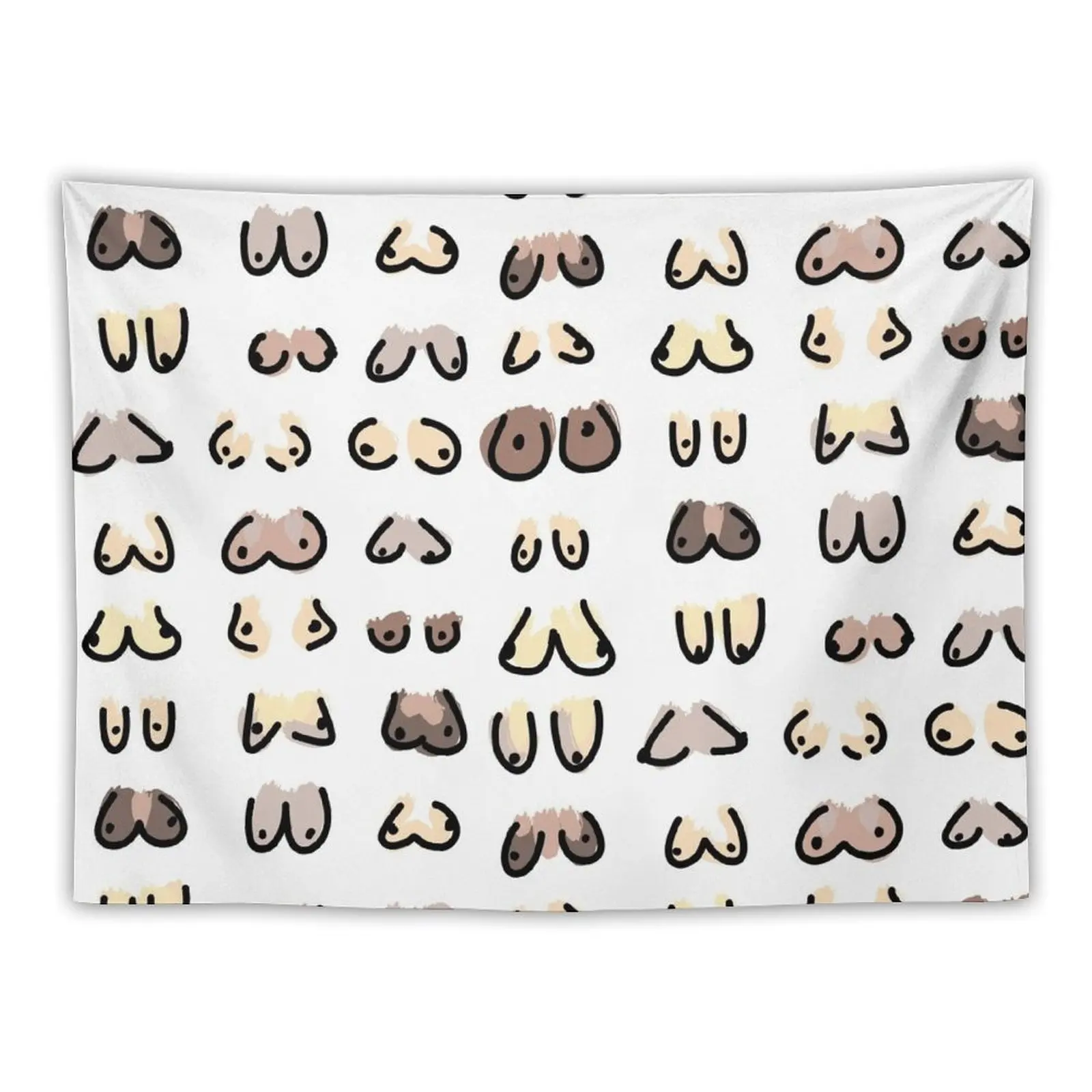 

BOOBS Shower Curtain Tapestry Hanging Wall Outdoor Decor Decoration For Home Tapestry