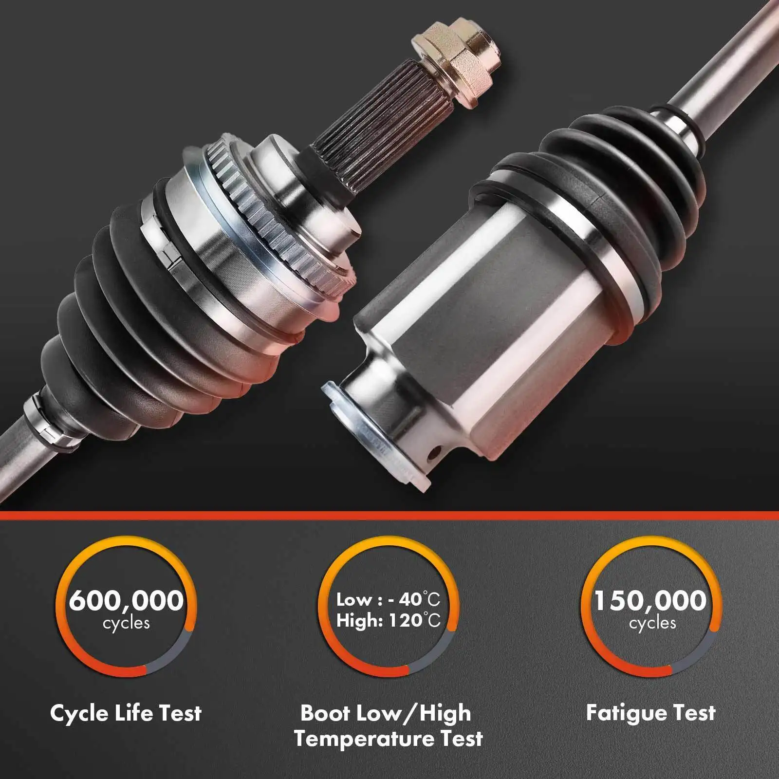Front Left or Right CV Axle Assembly For Audi A7 Quattro Q7 Volkswagen Porsche 95834903810, 95834903811, 95834903812