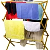 Wooden Clothes Drying Rack for Laundry - Collapsible Folding Bamboo Laundry Drying Rack for Drying Clothes - Heavy Duty 3
