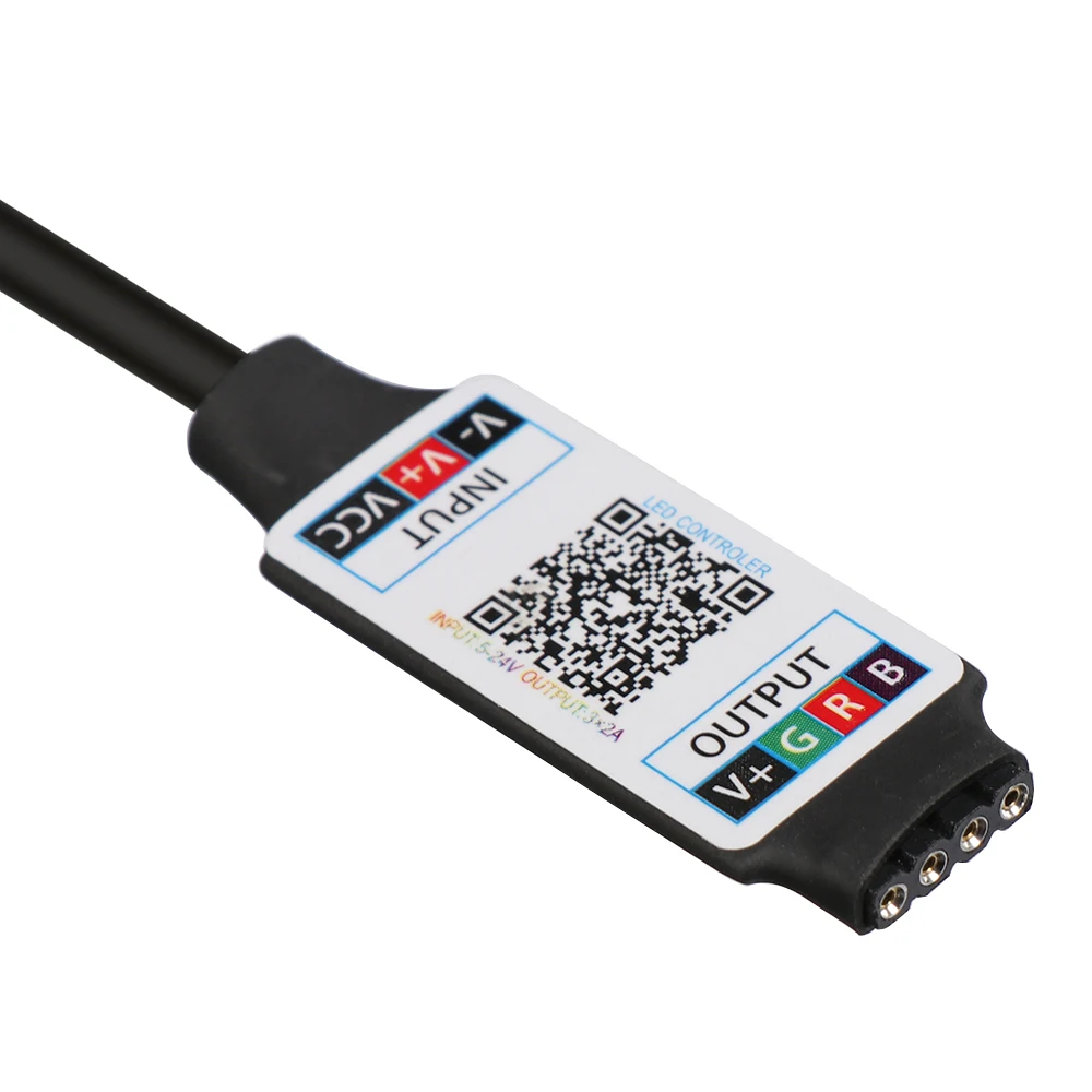 Mini Controlador RGB Bluetooth Inalámbrico para Tira LED (5V-24V) S6a9b71f50a2b4edeb2795a24e85985ccI