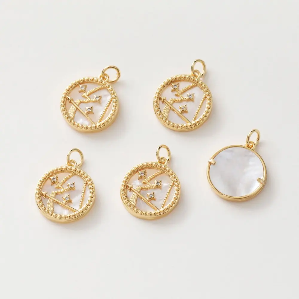 1PCS 16mm ڿ  ڸ   Ʈ  󸮿   Ȳ    ŷ DIY 14k   ׼ 