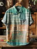 119415-9d55d0.jpg Linen Shirt Premium Hawaiian Octopus Short-Sleeve Breathable Men's Top