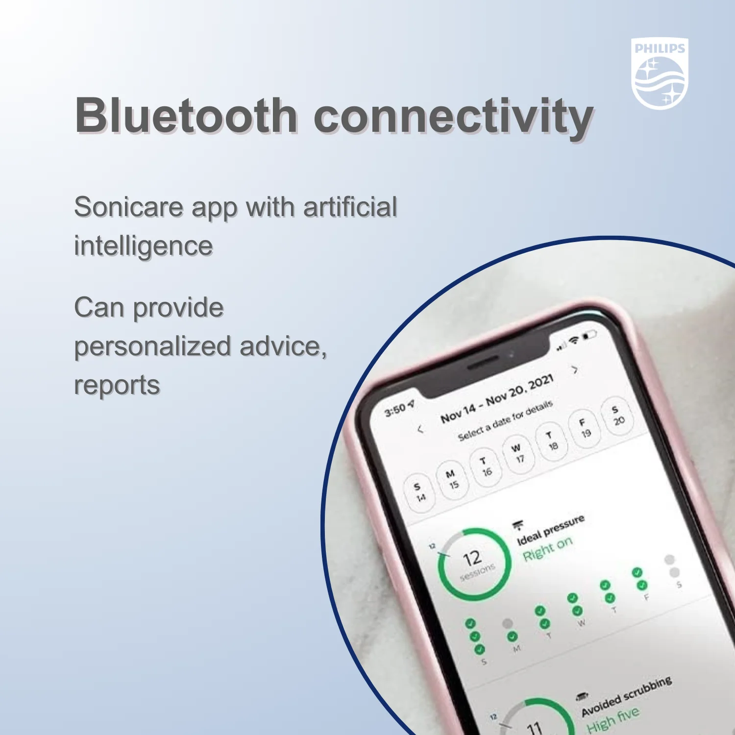 Philips Sonicare Electric Toothbrush 9000 Series HX9911,Bluetooth Connectable, 4 Modes,With Pressure Light, Deep Cleansing