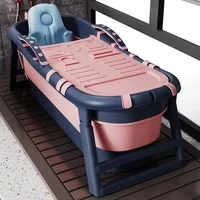 Adult Foldable Bathtub Modern Portable Bathtubs Full Body Adult Large Bathtub Household Children's Bath Bidet Artifact Thickened 1