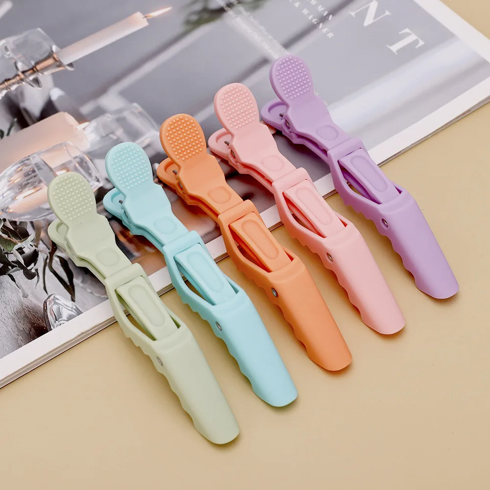 

Clip Duckbill Multi-color Crocodile Clip Hairdressing Clip Seamless Clip Long Mouth Clip Hot Dyeing Partition Tool