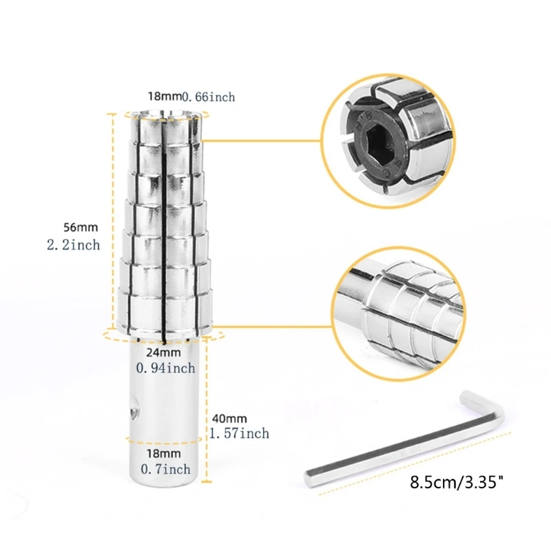 Ring Sizer Enlarger Stick Mandrel Jewelry Making Tool Metal Expander for Jewelers Wedding Band Sizer Tool Ring Stretcher