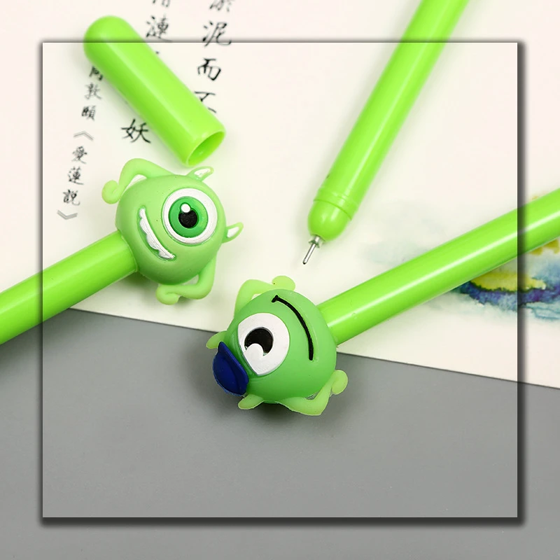 40 Pcs Cartoon Is Fresh and Lovely, and The One-eyed Monster and The One-eyed Villain Gel Pen Student Cute Stationary Supplies