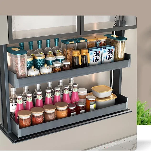 Ontech Smart Lifting Cabinet Hot Selling Korean Smart Furniture Durable Kitchen Cabinets Durable