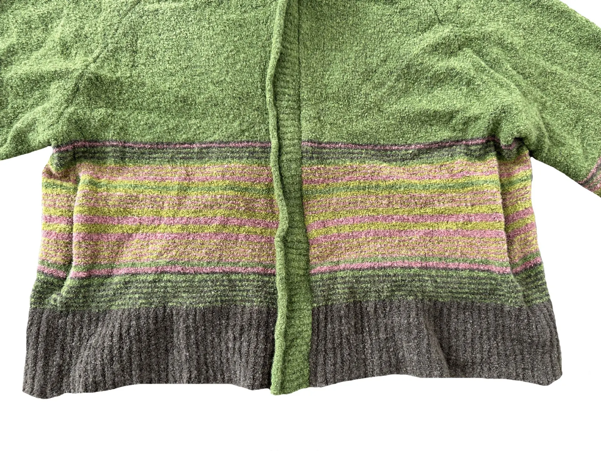 2024 Kiko Kostadinov DVN Pink Green Hooded Zipper cardigan Short