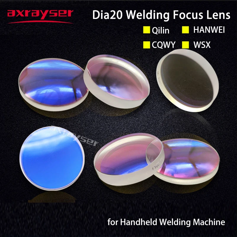 Laser Welding Focus & Collimation Lens Handheld Dia20x3.5 20x5 QILIN