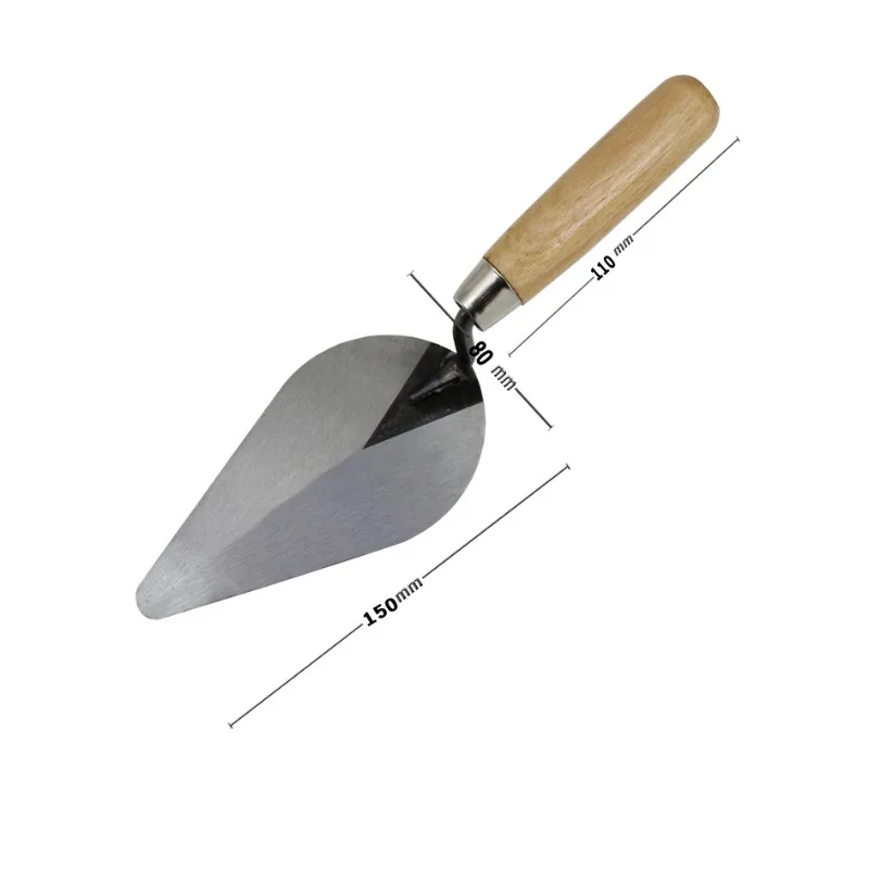 1pc Carbon Steel Trowel Garden Floor Road Concrete Stepping Driveway DIY Pavement Brick Trowel With Cement And Mortar
