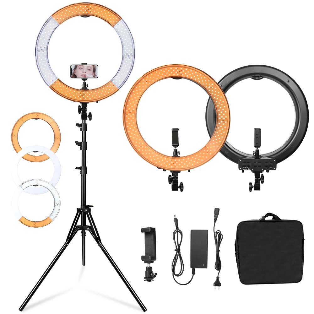 18inch/48cm Outer 50w 5500k Dimmable Ring Lamp Camera Photography