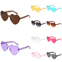 

Sunglasses Frame All-match Spectacle Decorative Glasses Flat Mirror Eyewear Retro Frame Metal Fashion Love Heart Eyeglasses