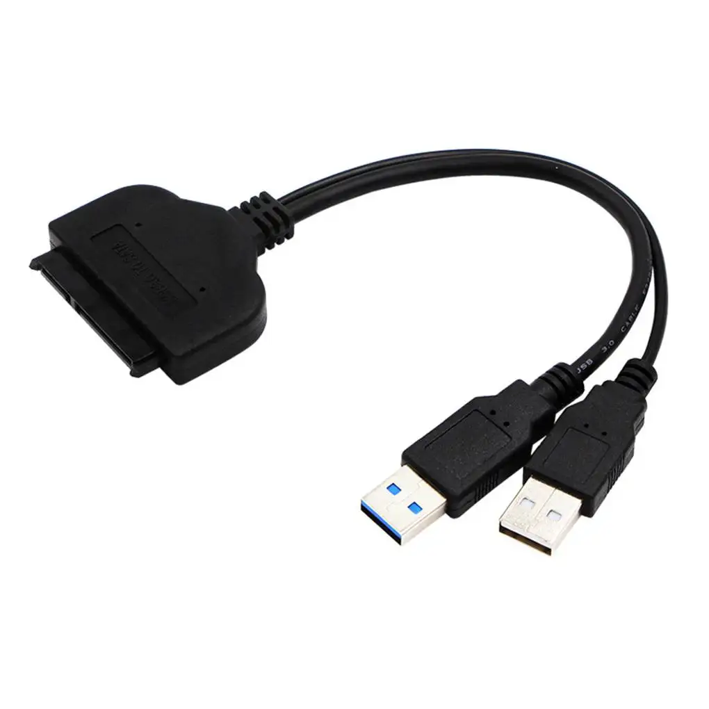 

22 Pin SATA to USB 3 0 Adapter Cable for 2 5 Inch SATA Hard Drive Replacement for Windows 10 8 7