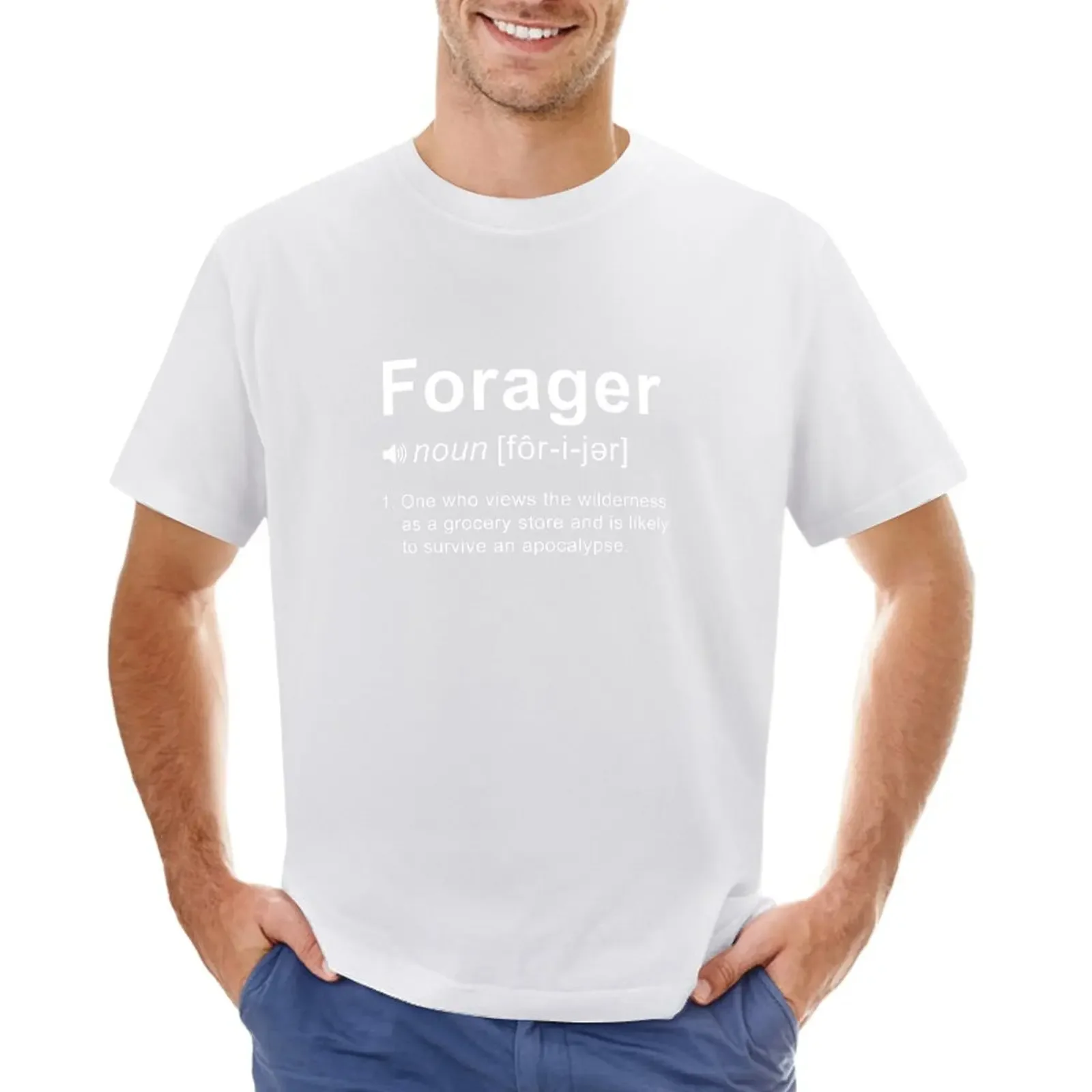 

Forager Definition T-shirt kawaii clothes Aesthetic clothing summer clothes sports fans men t shirt