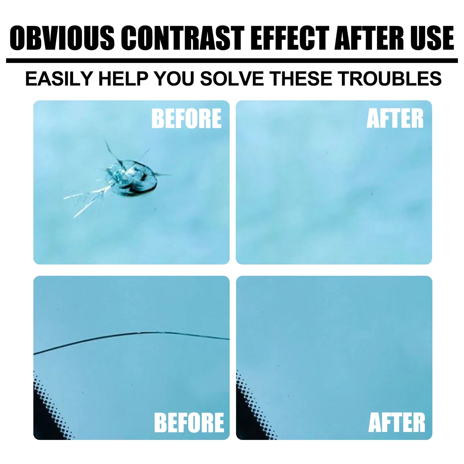 RAYHONG 20ml Windshield Crack Restore Resin Liquid Fill Damage Scratches Professionally Restore Cracks Windshield Crack Restore 5