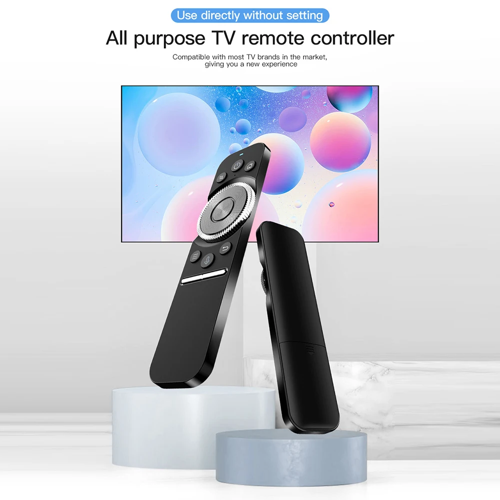 

Беспроводной пульт дистанционного управления Air Remote 2,4G Smart TV, пульт дистанционного управления IR Learning Mouse, клавиатура, совместимая с Android, ПК, Windows TV