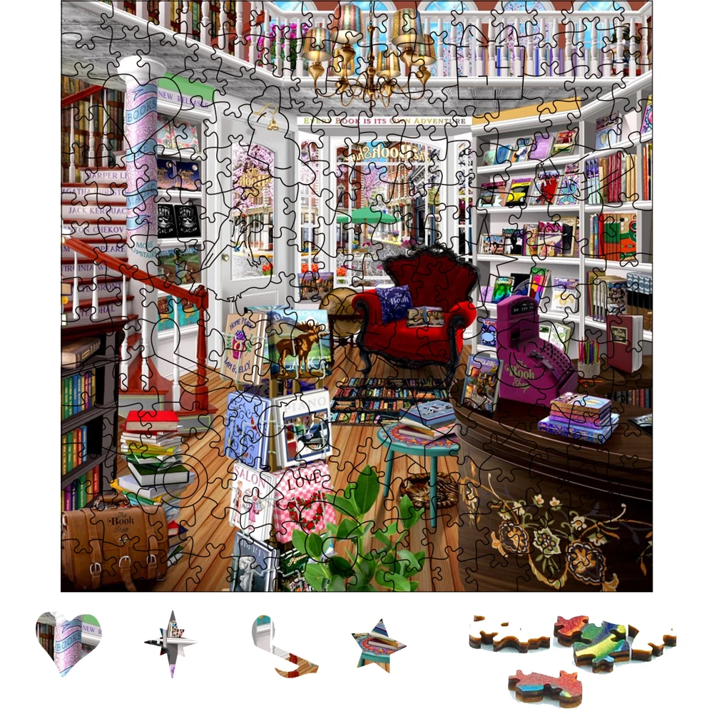 Красивый Домашний Деревянный пазл